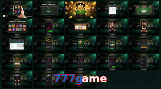 Main screen of 777Game bet page for PK players